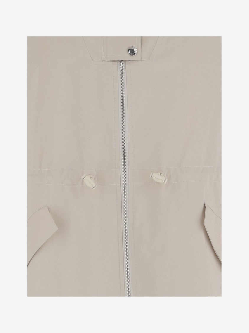 Yves Salomon Fabric Hooded Coat
