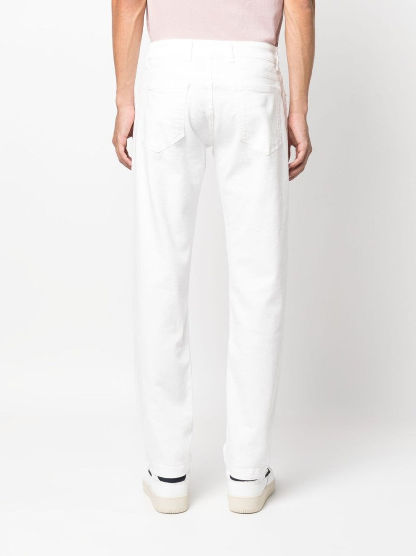 Eleventy Straight-Leg Denim Jeans With Design