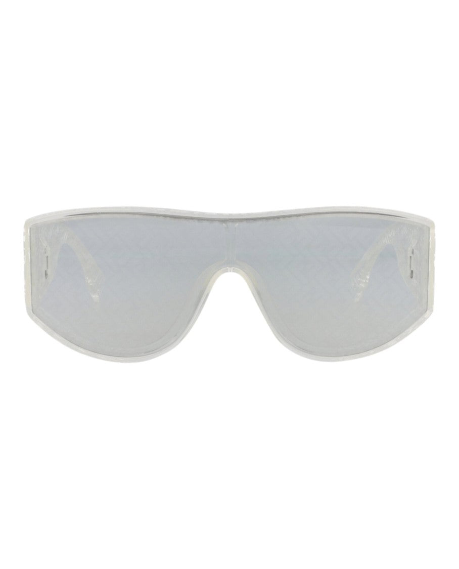 Fendi Shield-Frame Fendi Sunglasses With Saddle Nose Bridge
