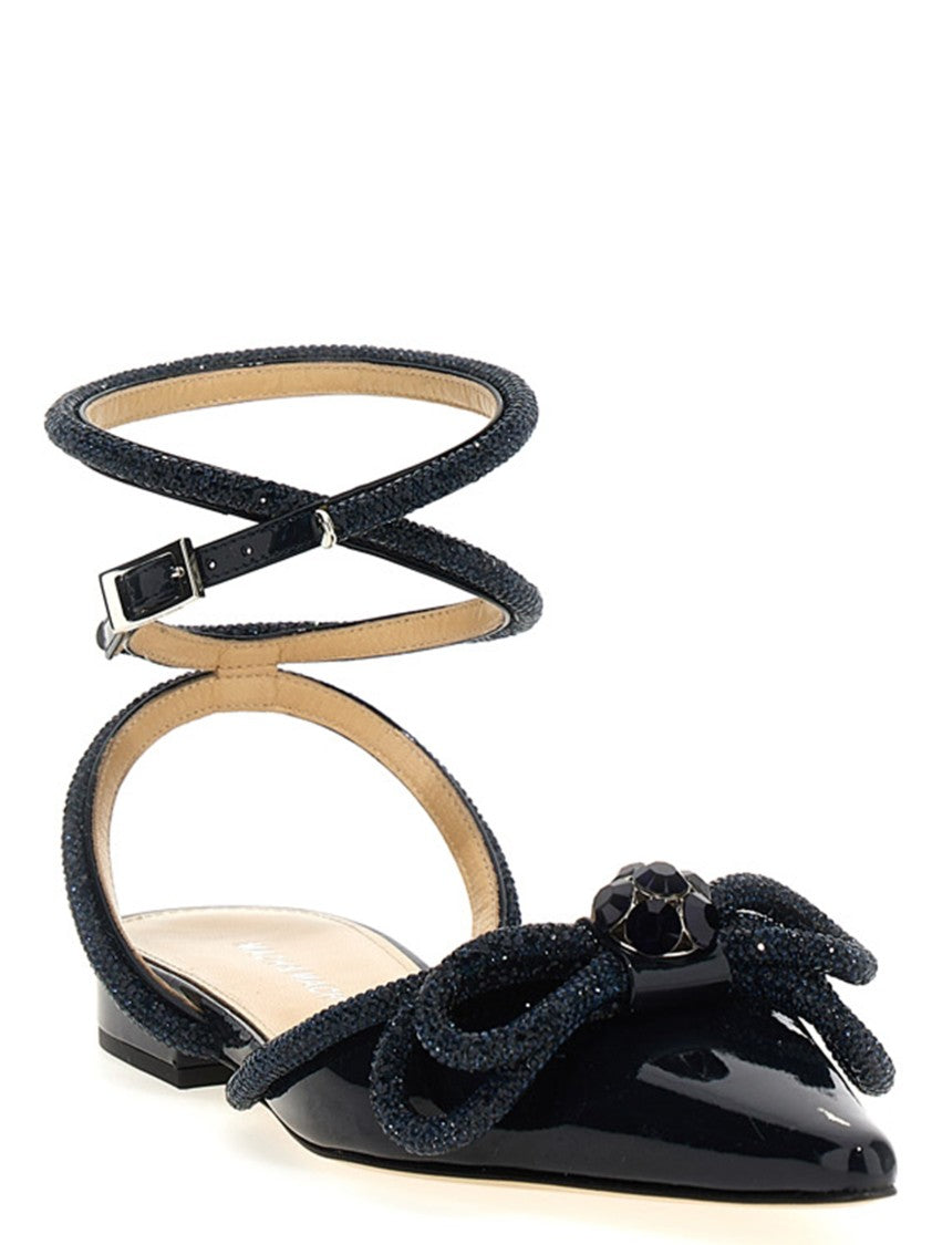 Mach & Mach Double Bow' Ballet Flats