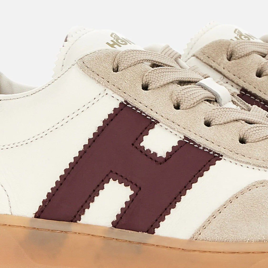 Hogan Burgundy Low-Top Sneakers