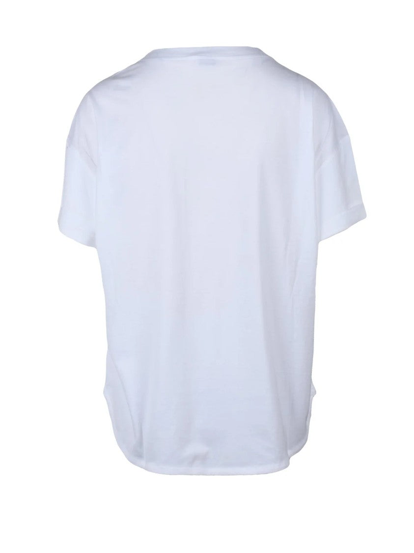 Brunello Cucinelli White Cotton Women T-Shirt