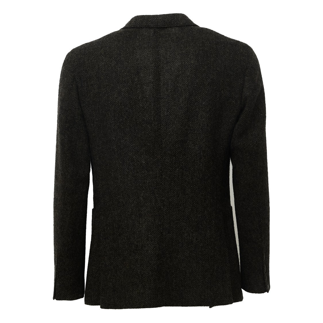 Boglioli Herringbone Single-Breasted Blazer