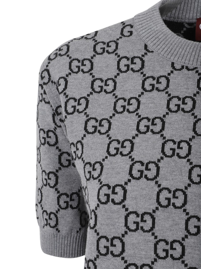 Gucci Reversible Top Gg Jacquard