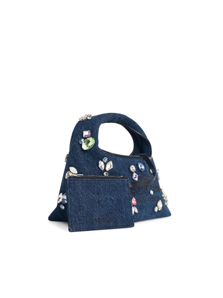 Marc Jacobs (The) Mini Sack Gem' Blue Cotton Bag
