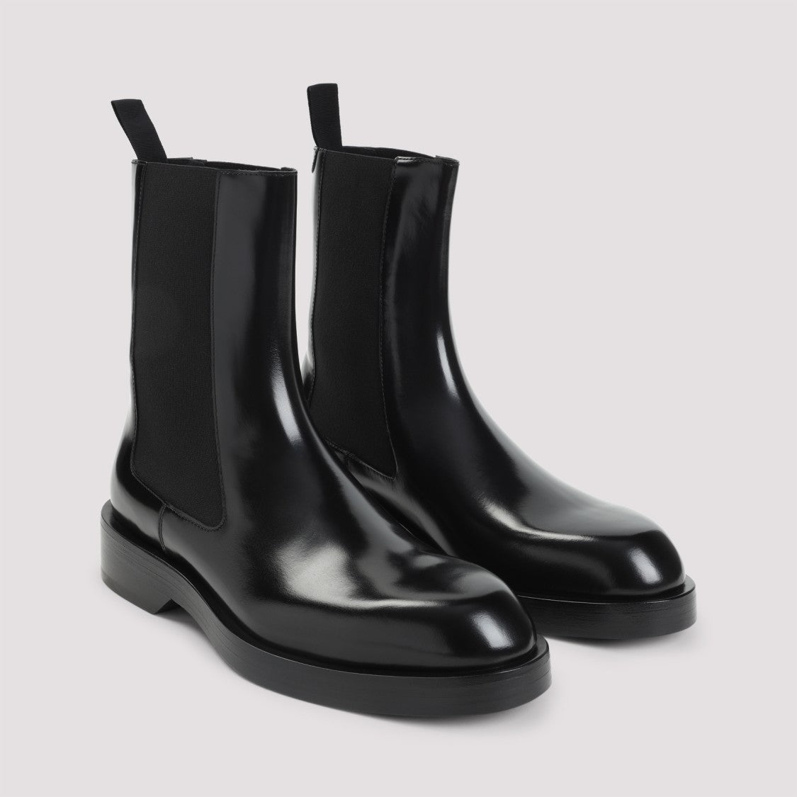 Jil Sander Black Calf Leather Ankle Boots