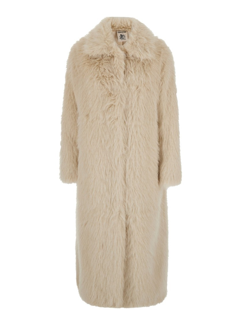 Semi Couture Eco Fur Long Coat