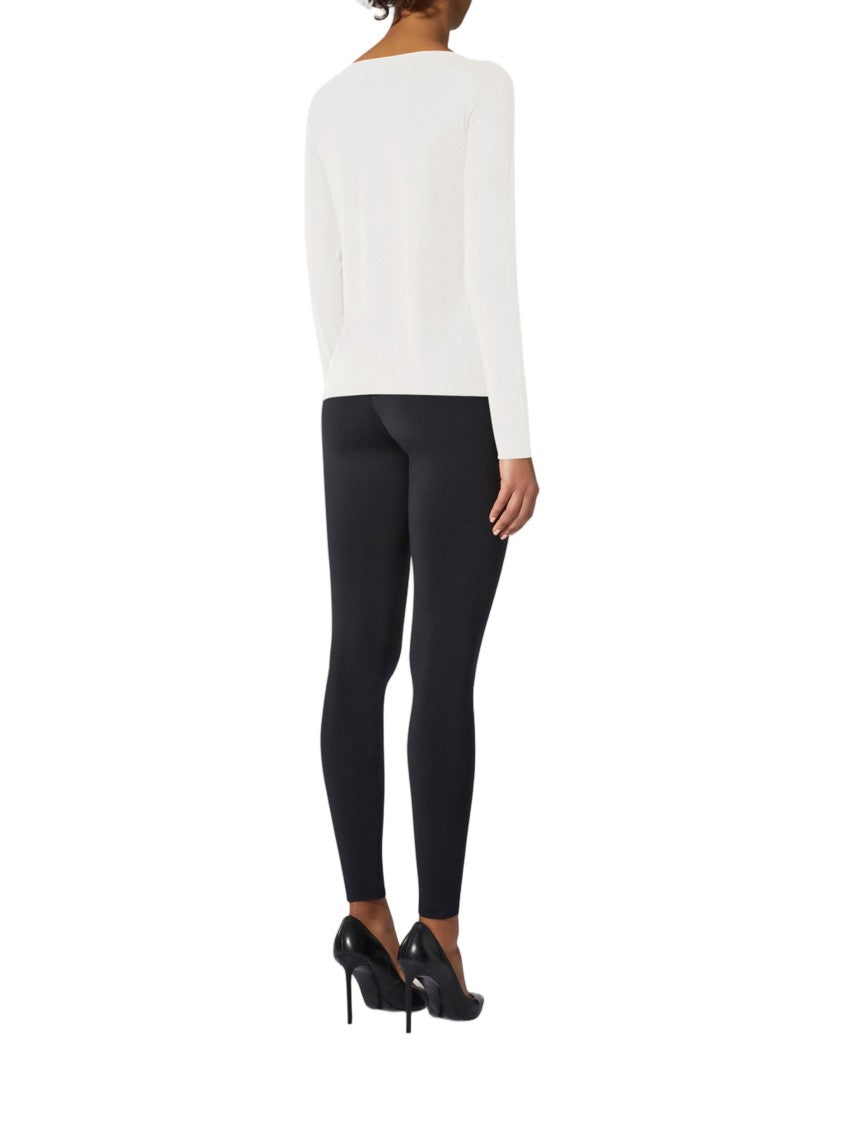 Wolford White Pure Top Long-Sleeve Seamless Top