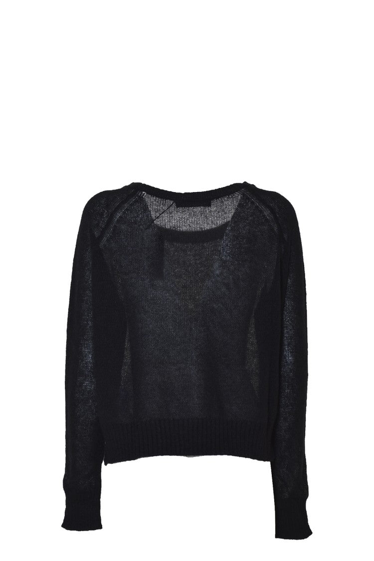Phisique Du Role Honeycomb Knit Pullover In Virgin Wool And Mohair