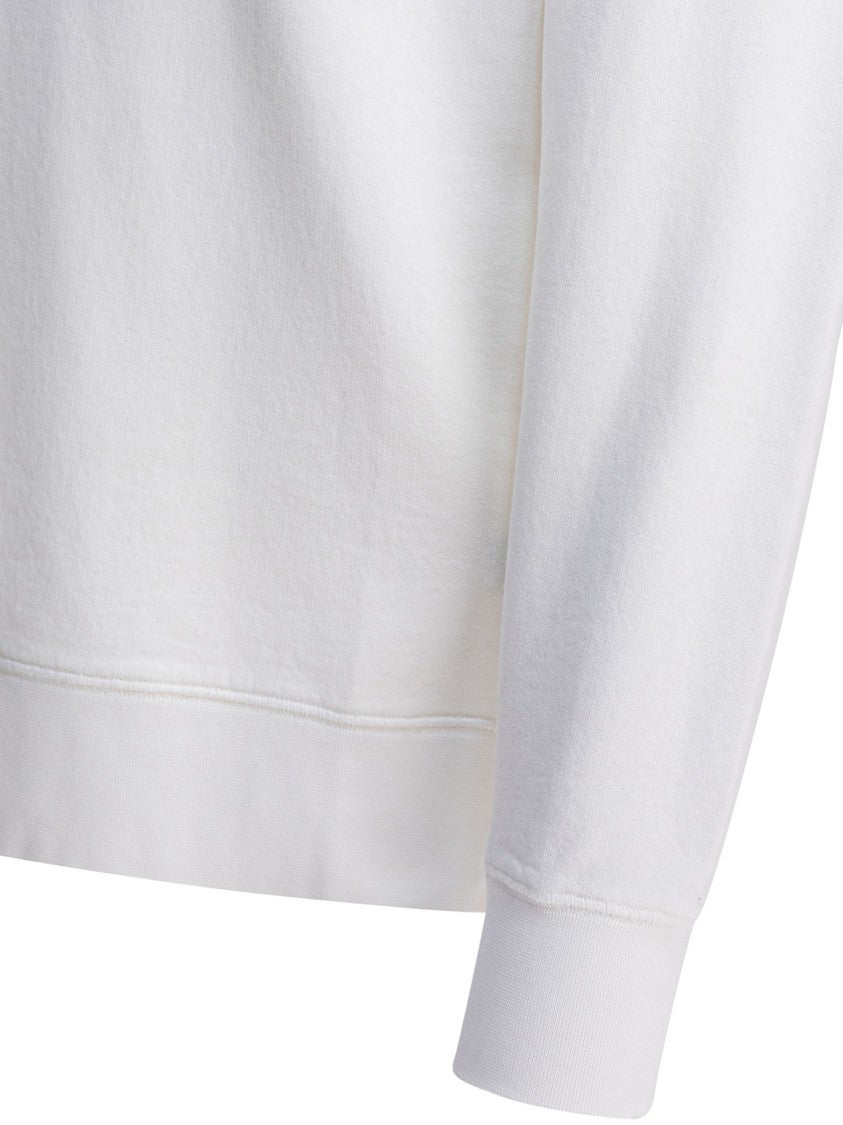 C.P. Company Crewneck Sweatshirt With Distinctive Logo Print