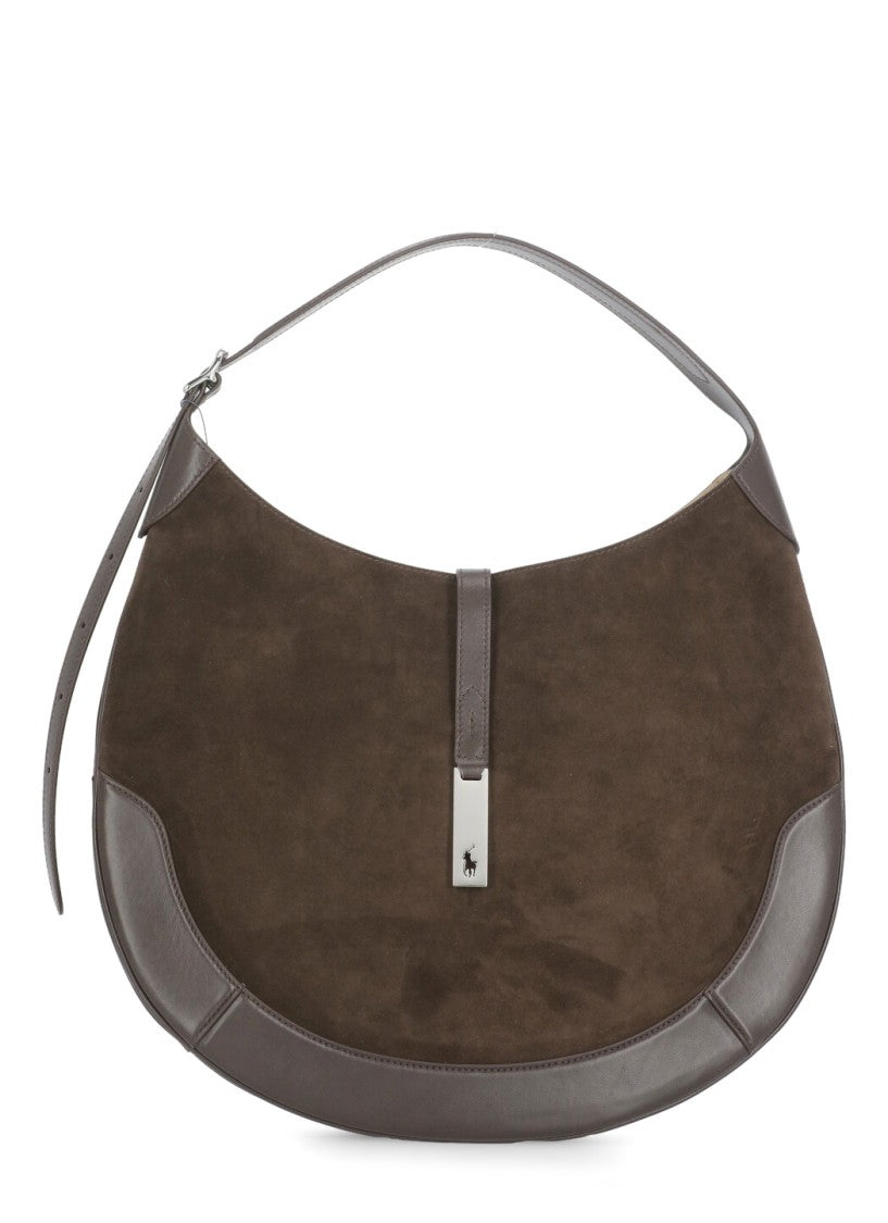 Polo Ralph Lauren Suede Leather Shoulder Bag