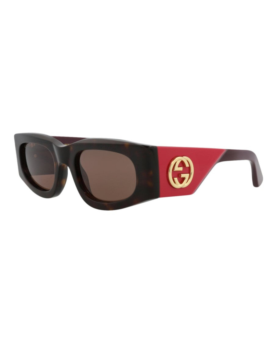 Gucci Square-Frame Recycled Acetate Sunglasses