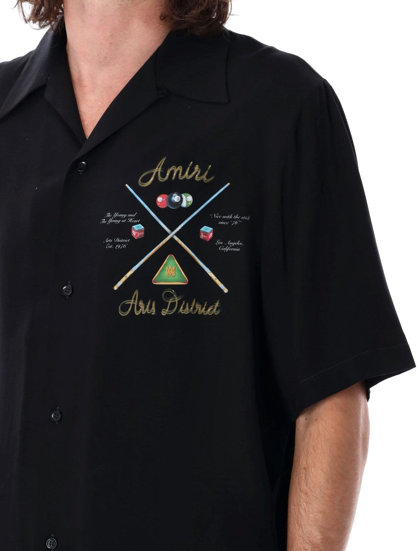 Amiri Pool Cue Bowling Shirt