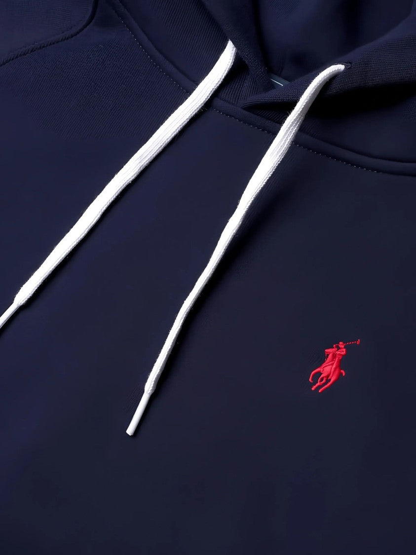 Polo Ralph Lauren Blue Cotton Logo Hoodie