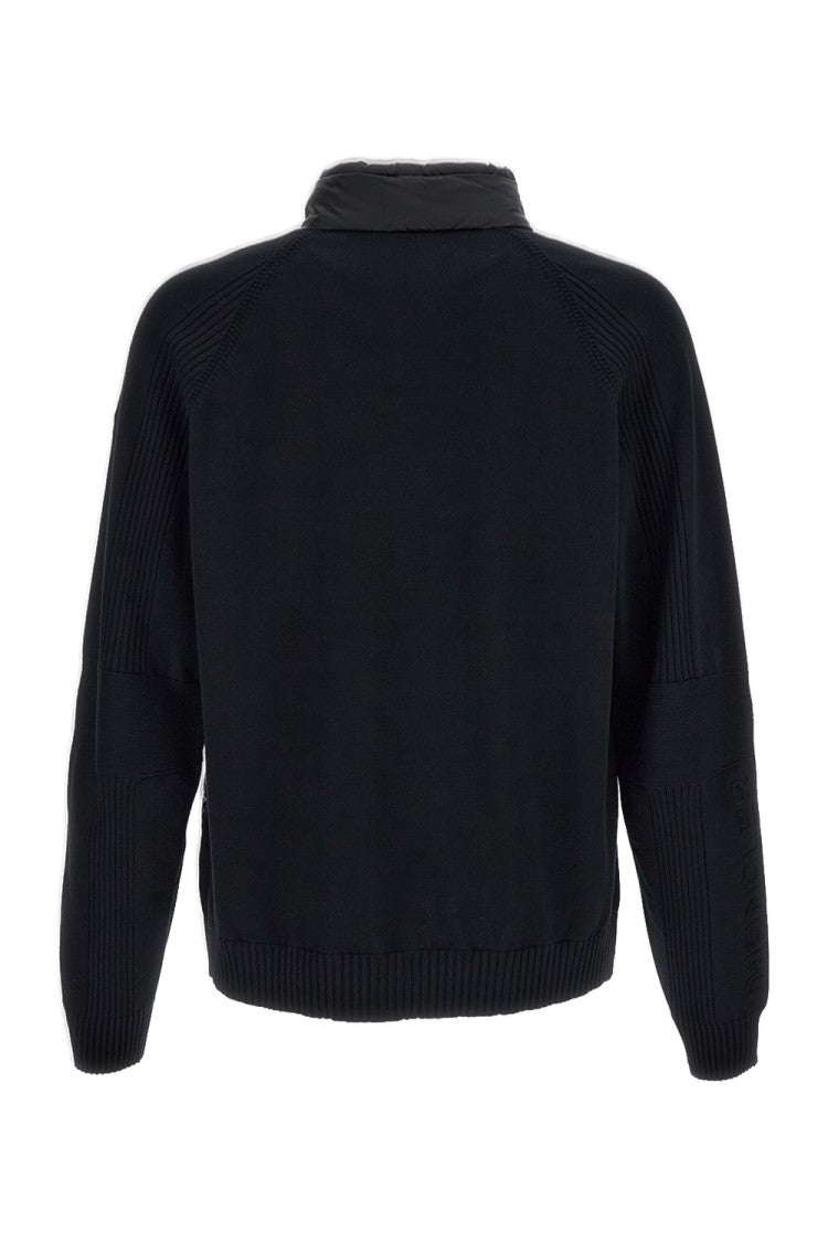 Moncler Grenoble Black Padded Zip Cardigan