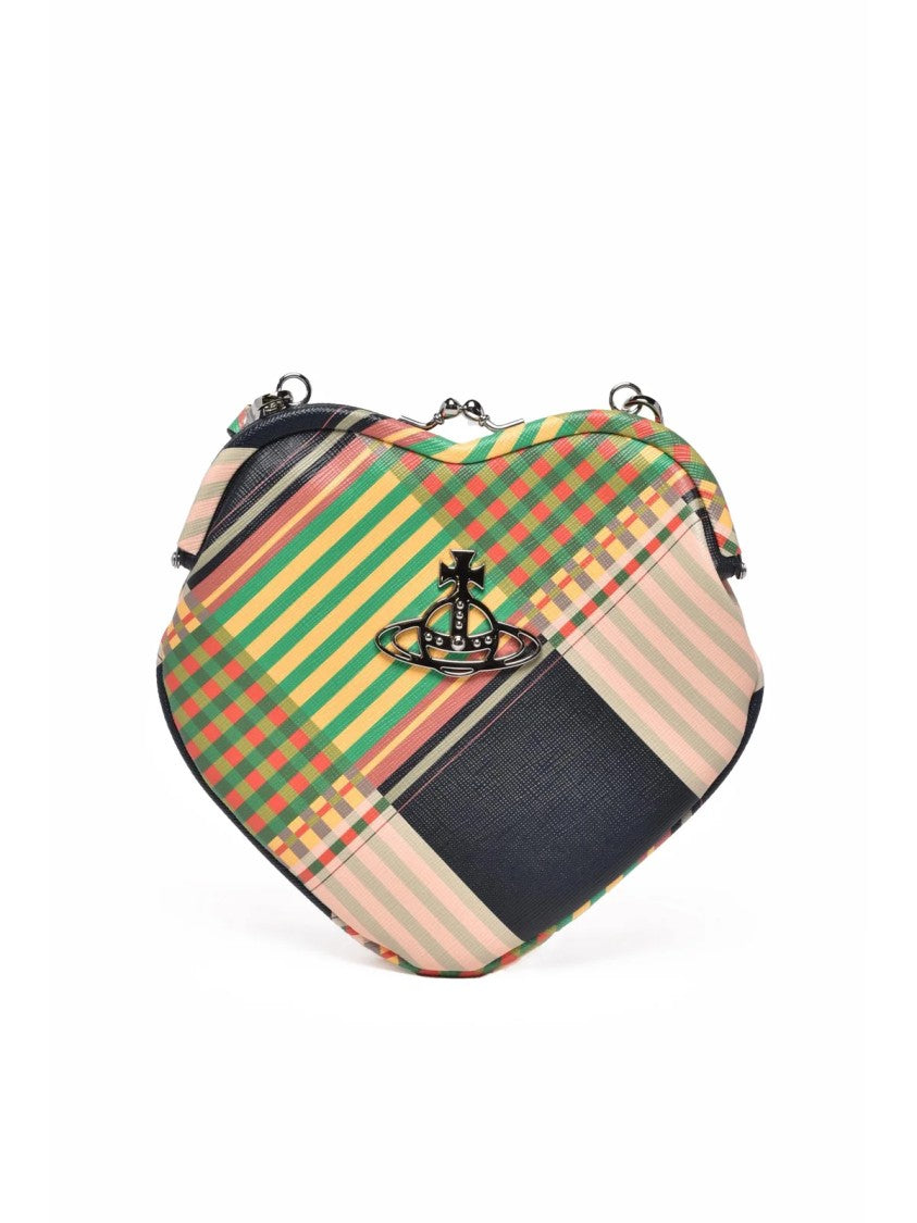 Vivienne Westwood Multicolor Polyurethane Plaid Shoulder Bag