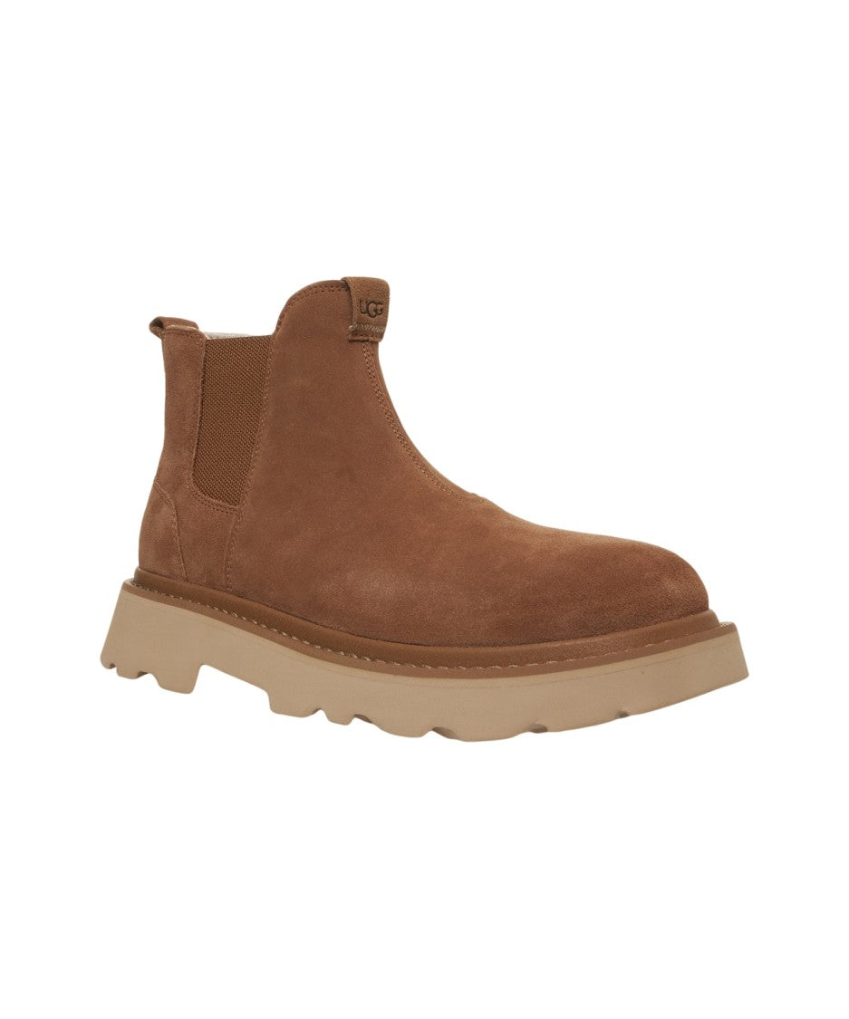 Ugg Beige Suede Chelsea Boots