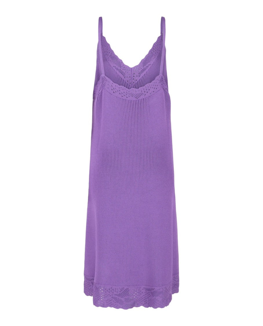 Balenciaga Lace-Knit Slip Dress