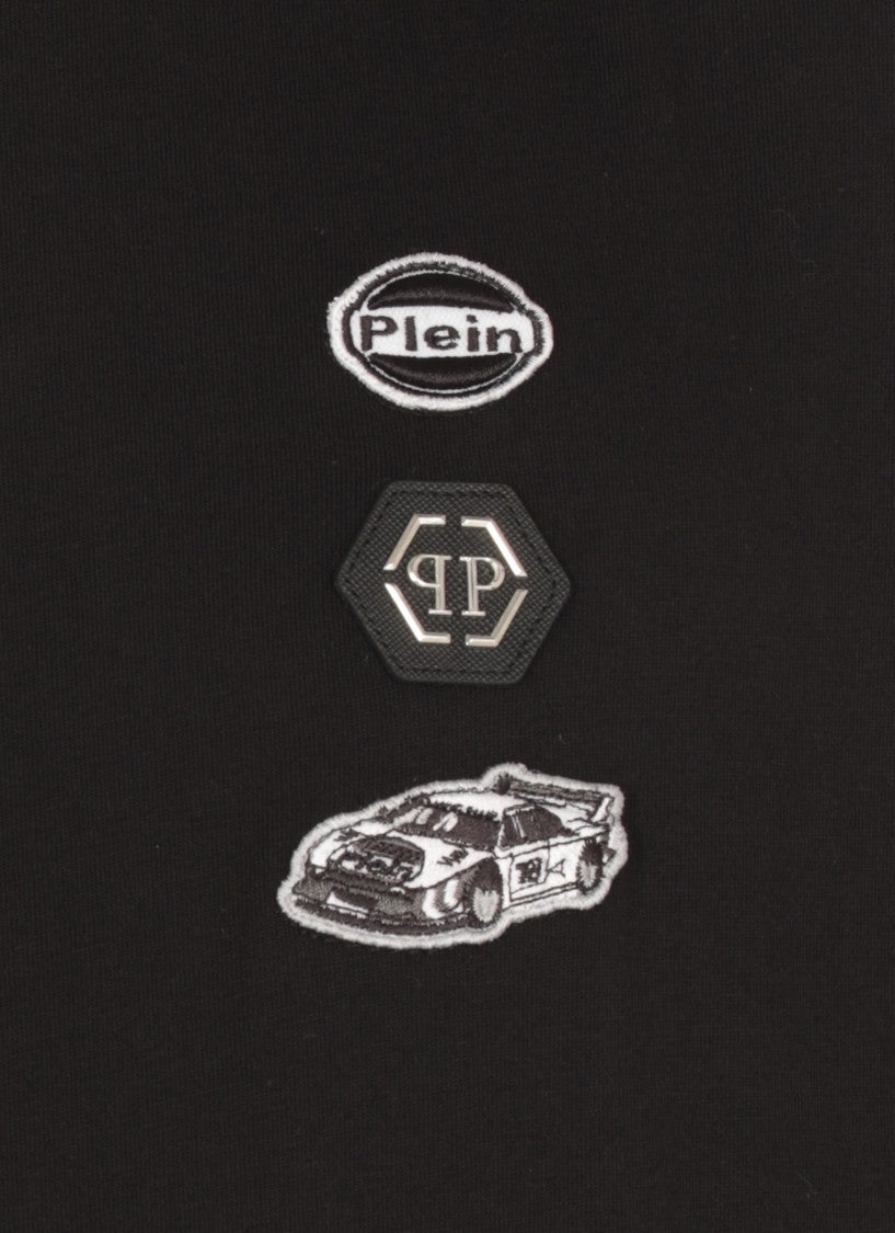 Philipp Plein Black Crewneck T-Shirt
