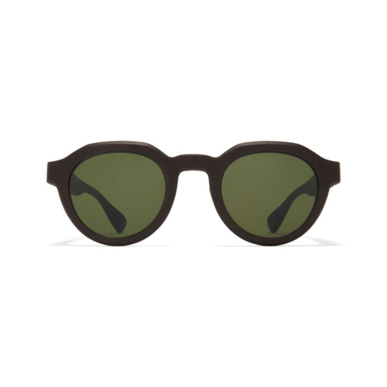 Mykita Dia Rounded Matte Black Sunglasses