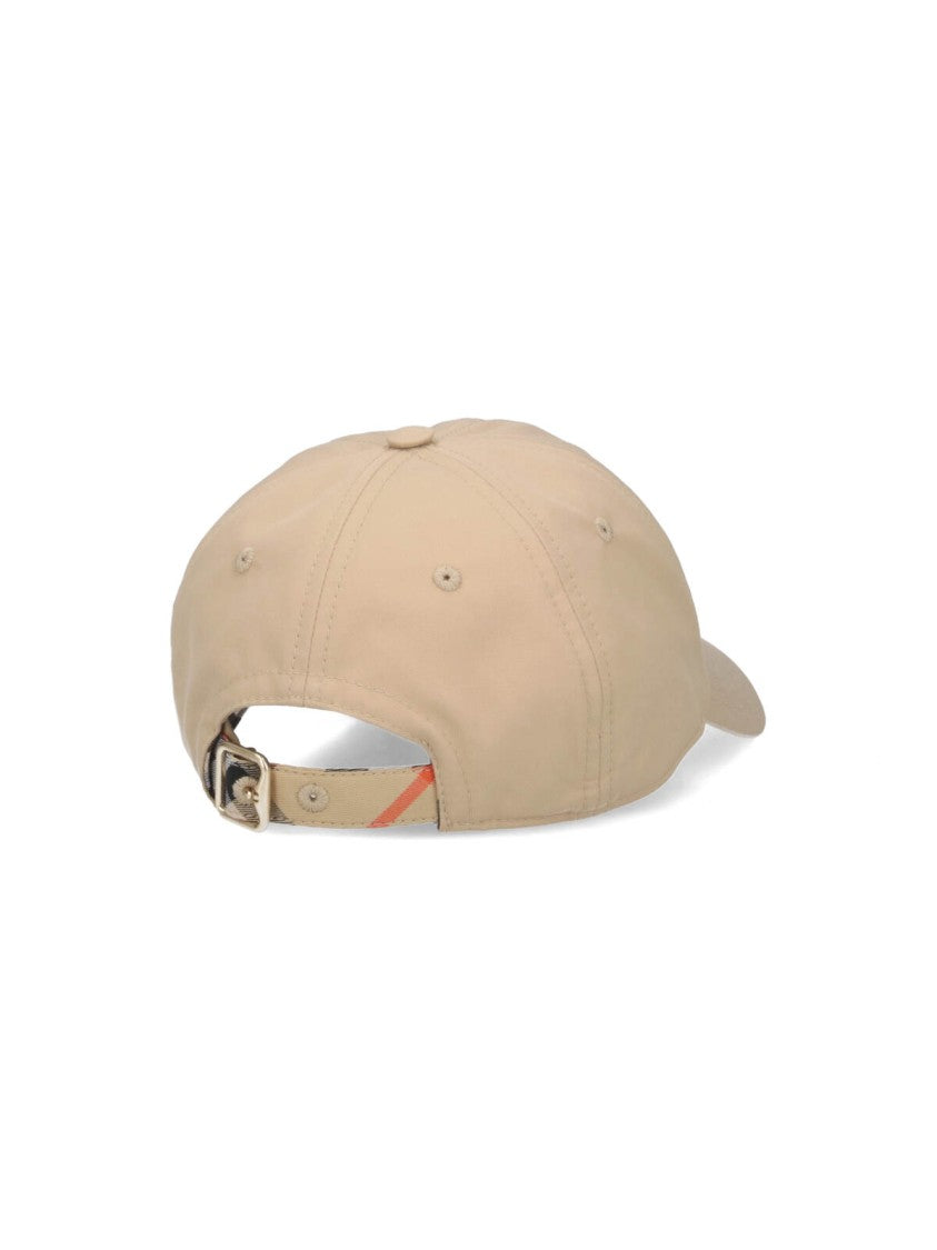 Burberry "Ekd" Baseball Cap Beige