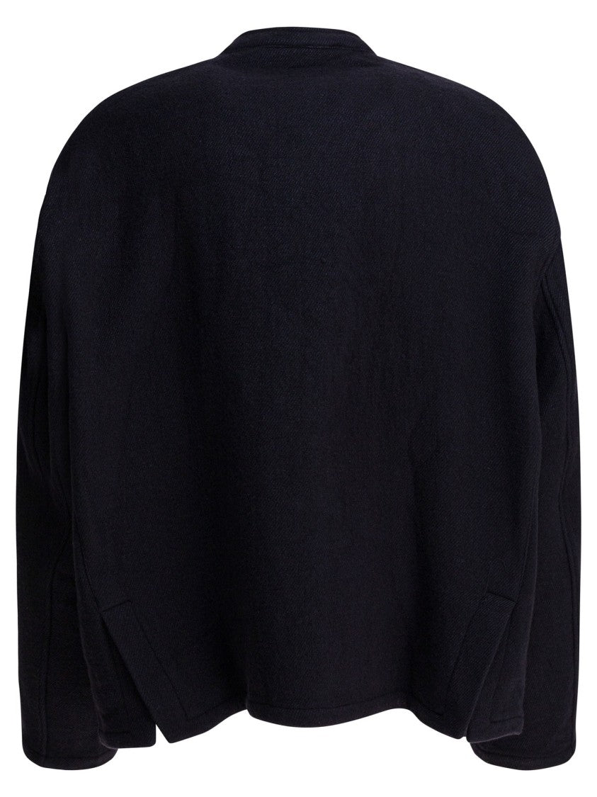 Needles Boxy Fit Kersey Bomber Jacket With Minimalist Design
