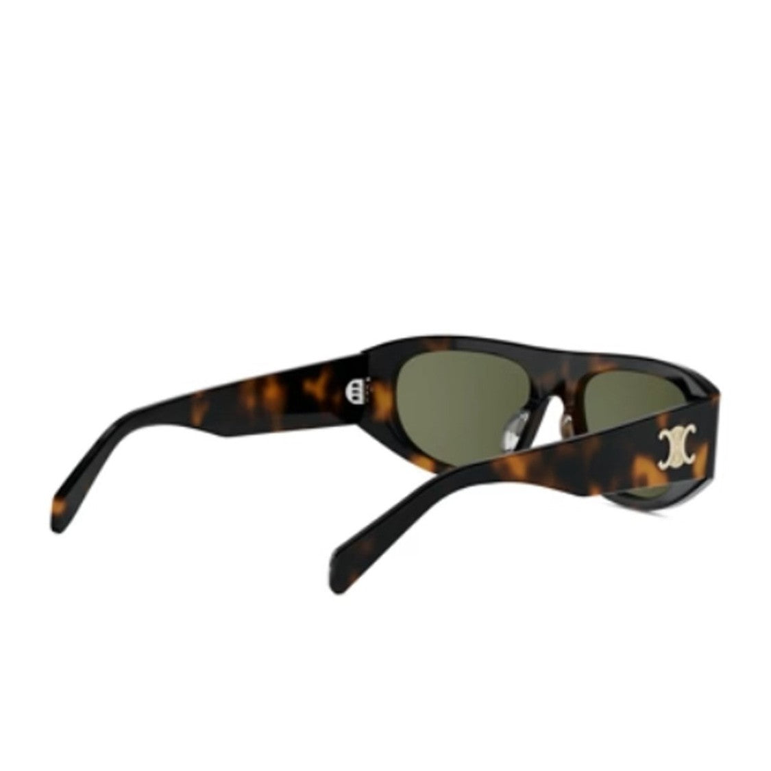 Celine Havana Triomphe Acetate Geometric Sunglasses