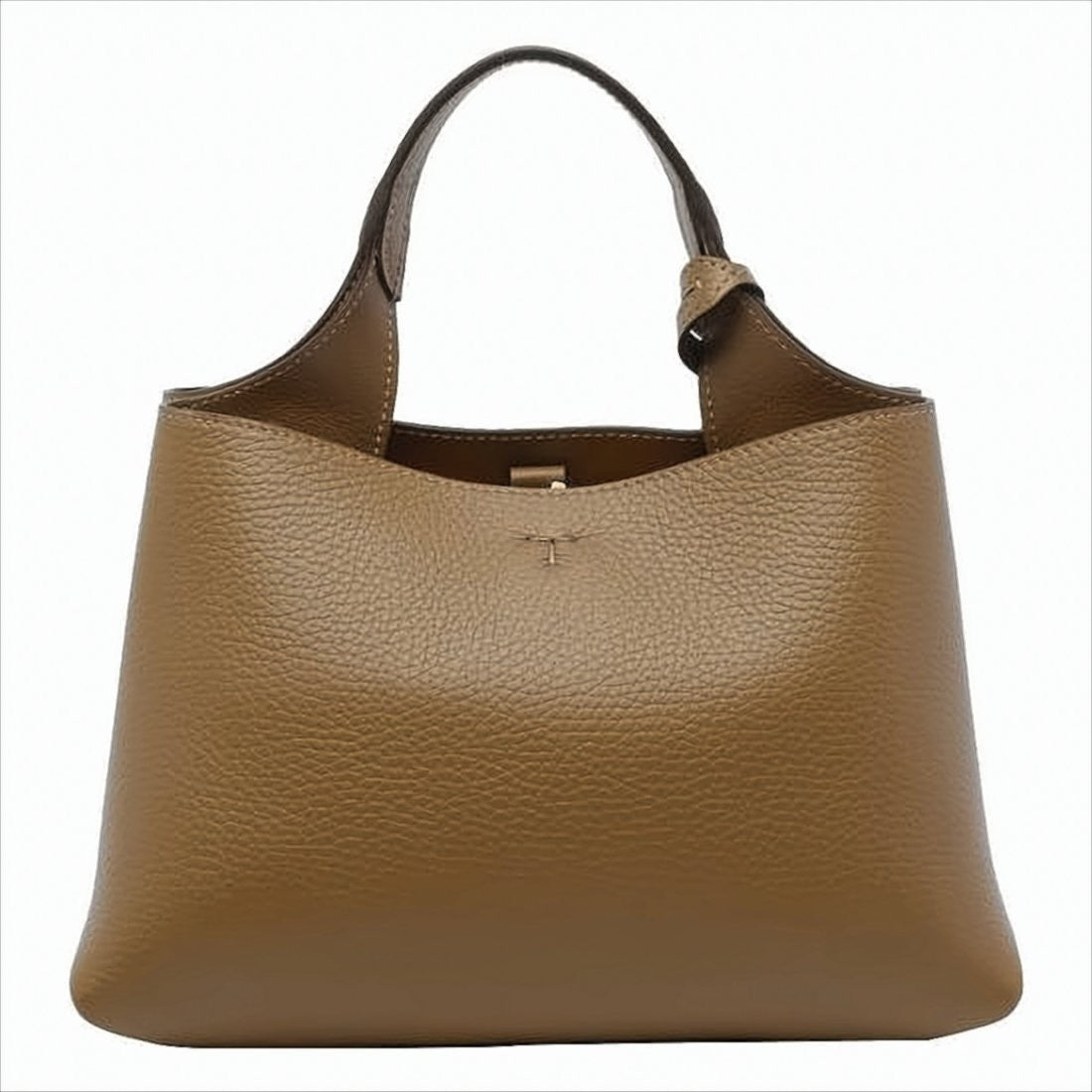 Tod's Textured Calf Leather Tote Bag With Detachable Strap