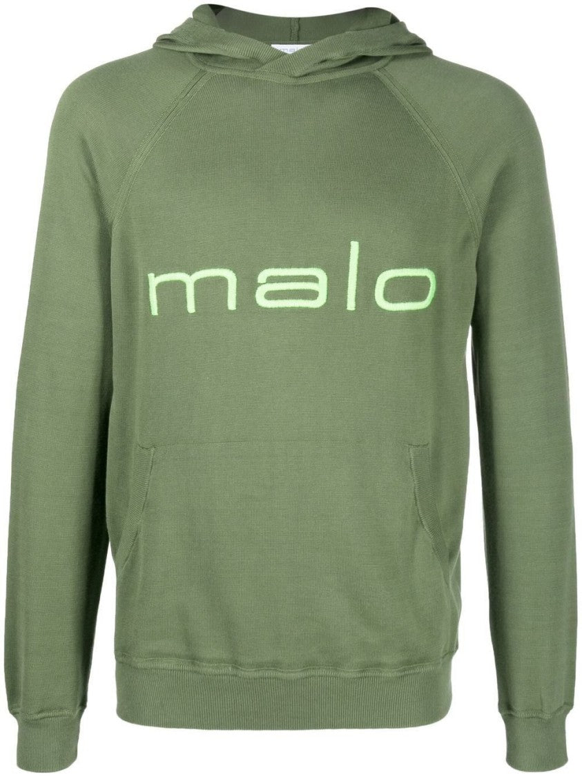 Malo Relaxed Fit Multicolour Hoodie With Bold Logo Design