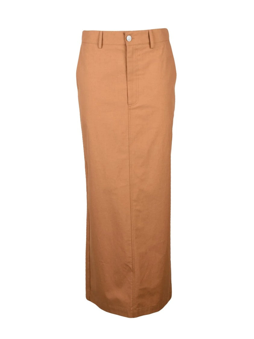 Erika Cavallini High-Waisted Stretch Cotton Pencil Skirt