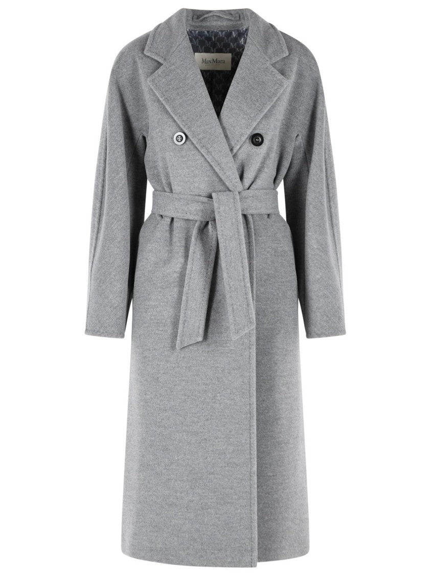 Max Mara 'Madame' Virgin Wool And Grey Cashmere Coat
