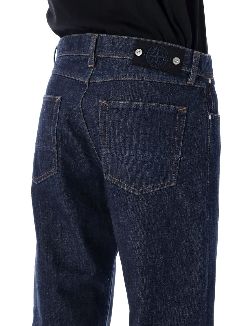 Stone Island Indigo Rinsed Denim Jeans