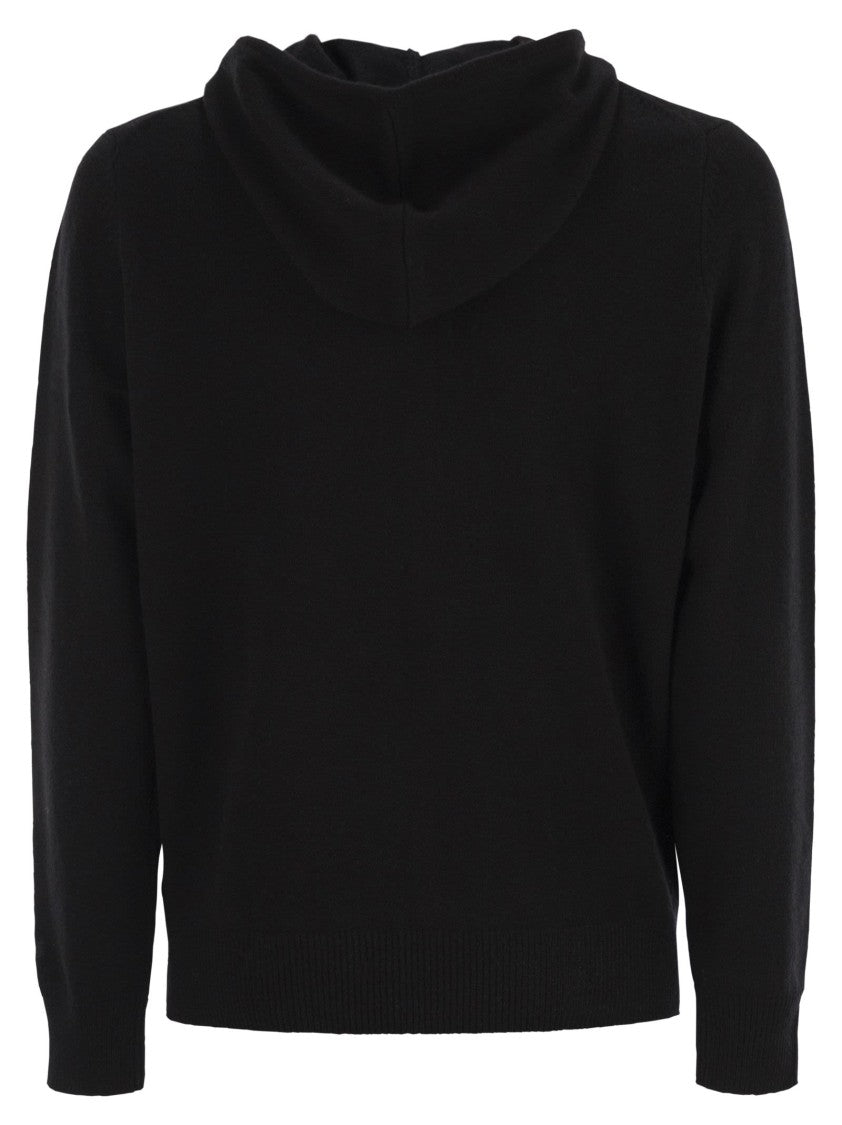 Mc2 Saint Barth Wool Cardigan With Zip