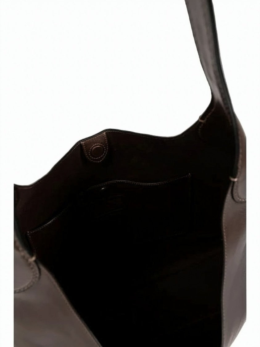 Coach Brown Cow Leather Brooklyn Shoulder Bag