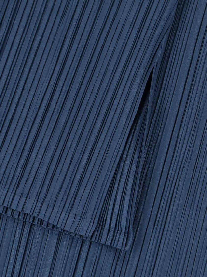 Pleats Please Pleated Relaxed Fit Trousers With Straight Leg Design