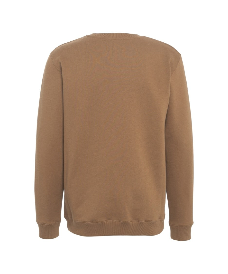 Dondup Brown Cotton Blend Sweatshirt
