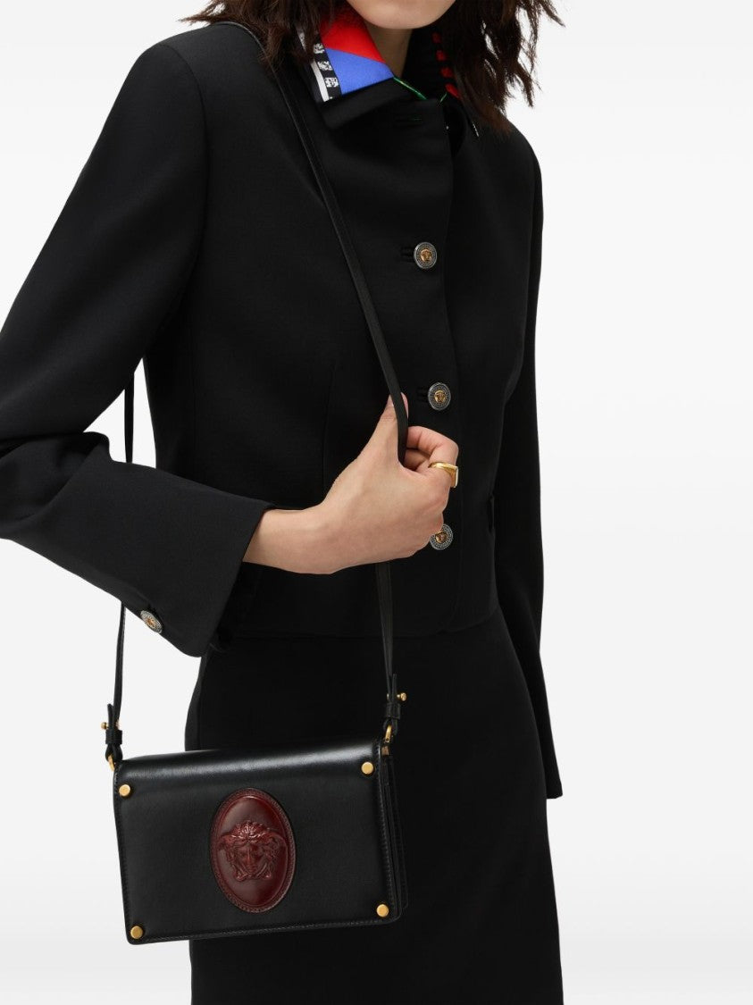 Versace Rectangular Embossed Medusa Shoulder Bag
