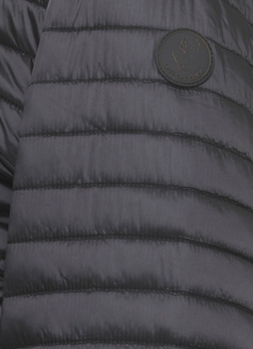 Save The Duck Black Carina Breathable Fabric Down Jacket