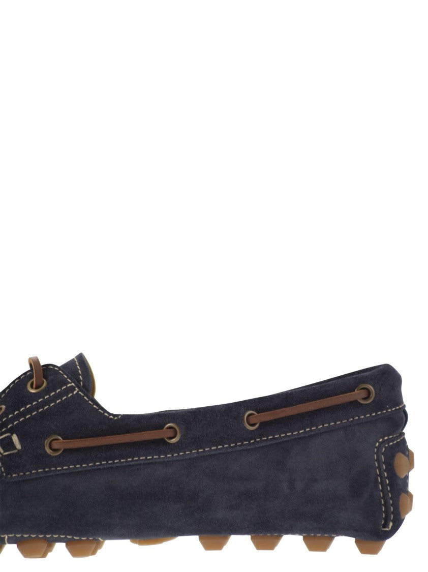 Tod's Rubber Bubble Suede Boat