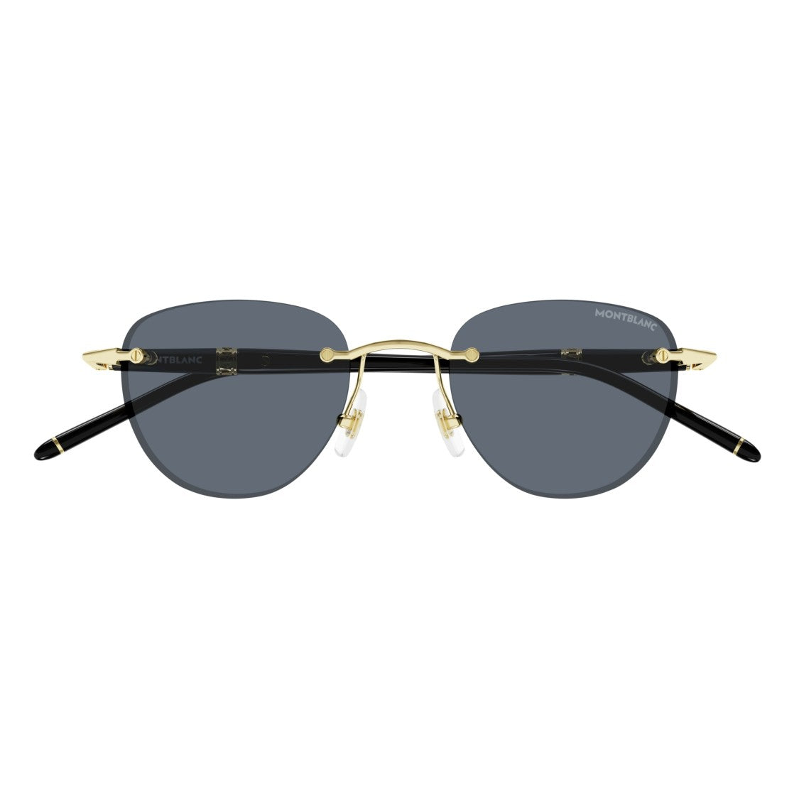 Montblanc Mb0412s Rimless Cat-Eye Sunglasses With Gold-Tone Accents