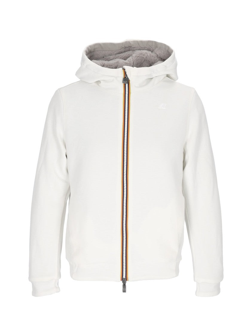 K-Way Reversible Faux Fur-Infused Double Giacca