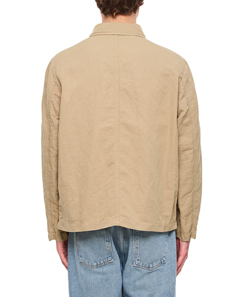 Fay Beige Front Button Closure Fay Explorer Jacket