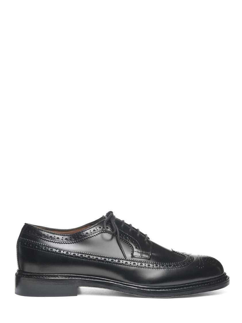 Sebago Black Leather Lace-Up Shoes