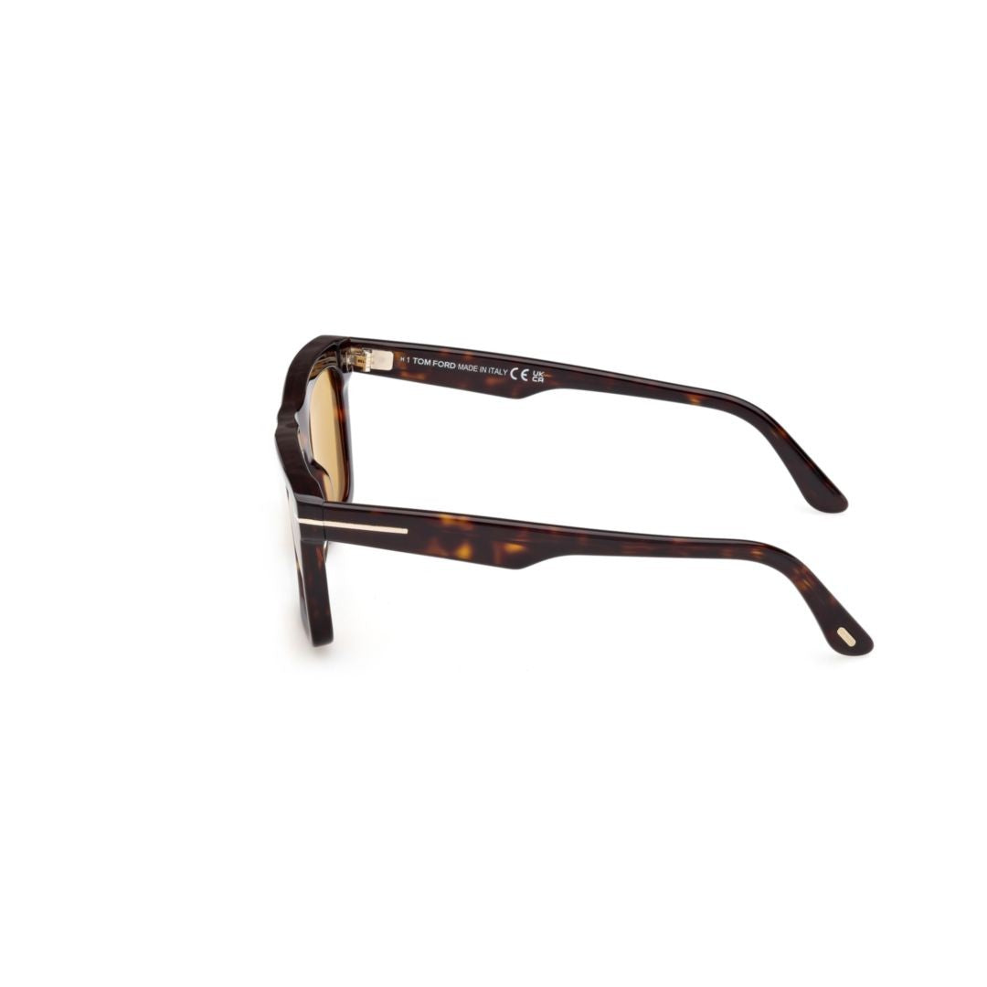 Tom Ford Ft1207 Rectangular Tortoiseshell Acetate Sunglasses