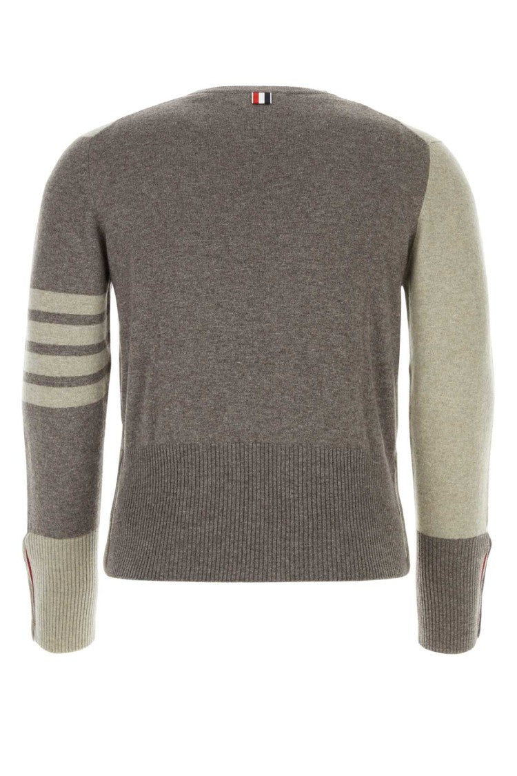 Thom Browne Two-Tone Cashmere Sweater
