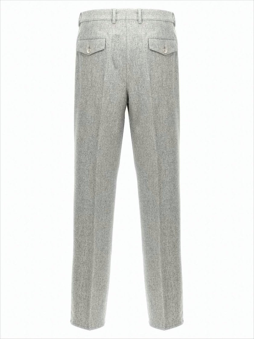 Brunello Cucinelli Tailored Grey Suit Pants