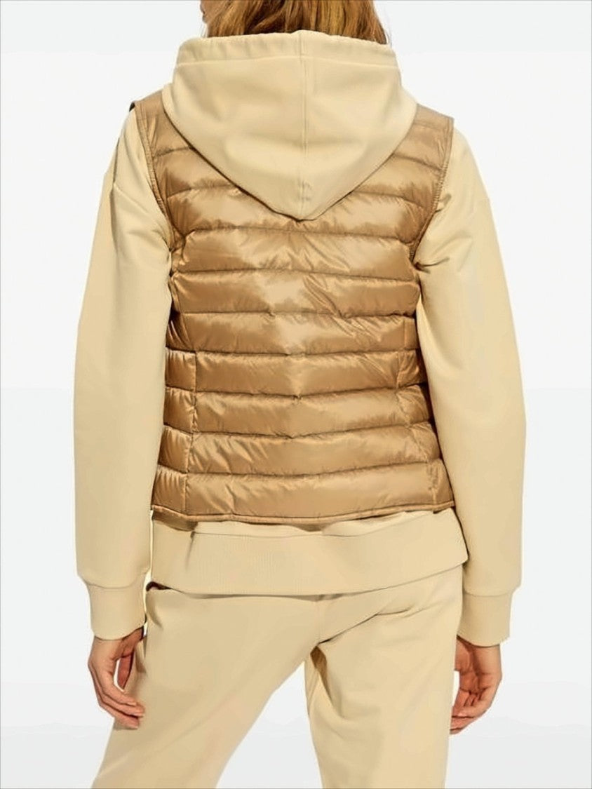 Moncler Quilted Vest With High Collar