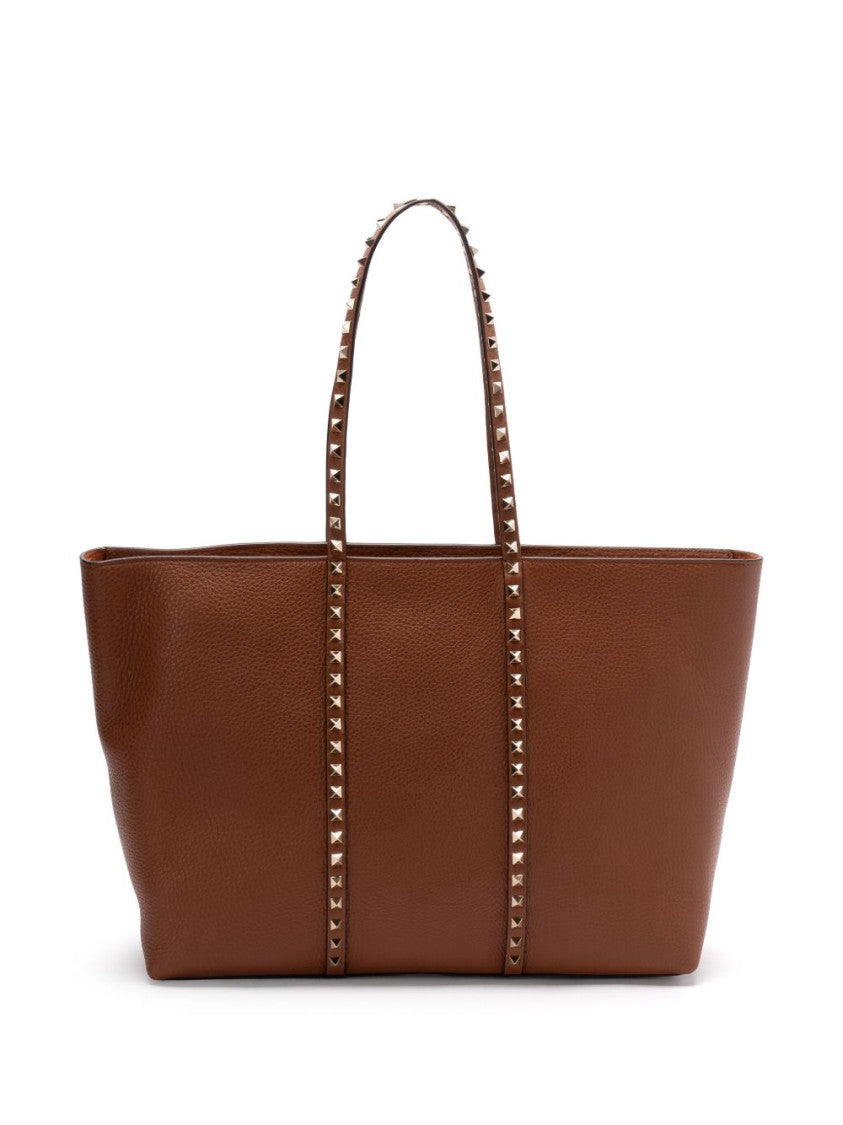 Valentino Garavani Structured Handbag With Subtle Sheen And Versatile Carrying Options