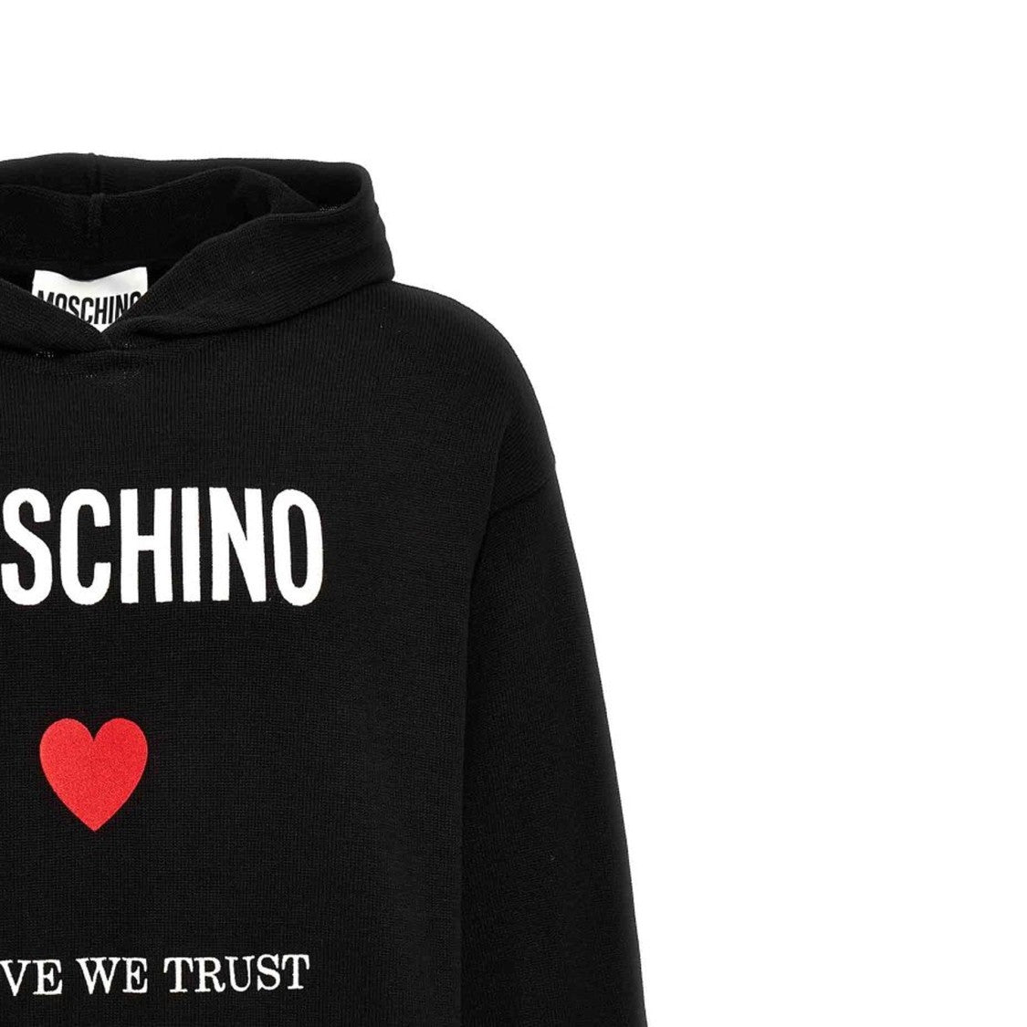 Moschino In Love We Trust Hooded Sweatshirt