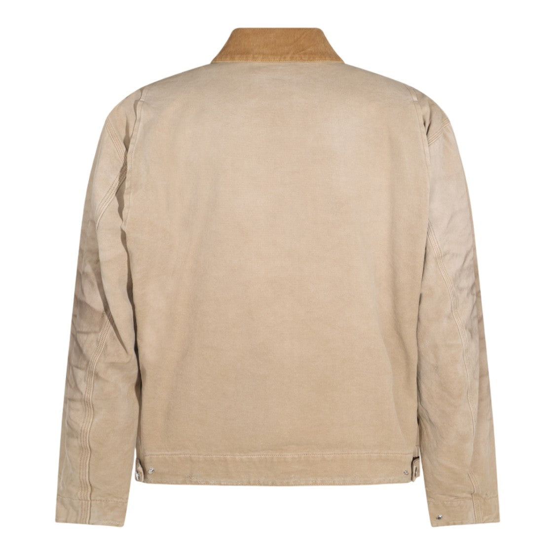 Golden Goose Classic Brown Jacket With Contrasting Collar And Distressed Accents